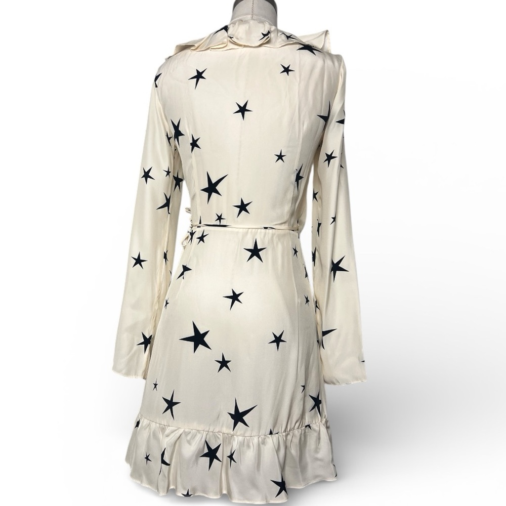 Realisation Par Wrap Star Pattern Mini Dress - image 7